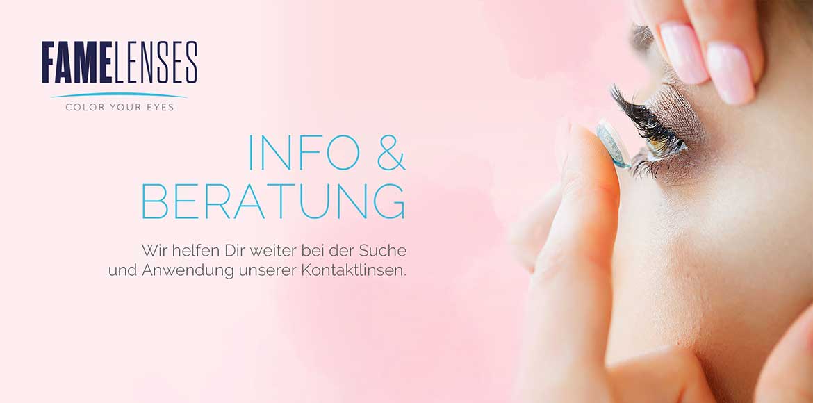 Farbige Kontaktlinsen Beratung